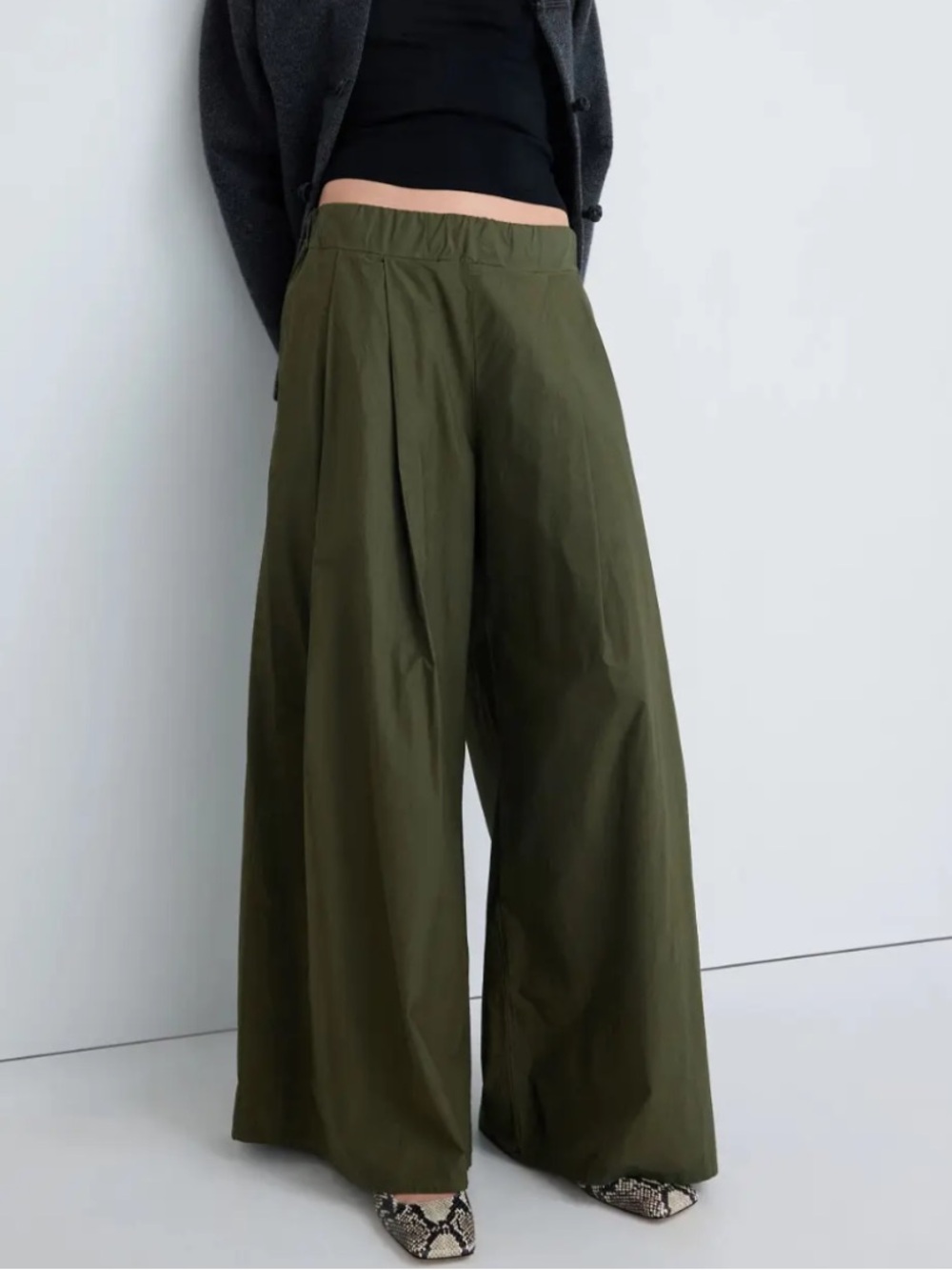 NWT Rehab Lab WideLeg Olive Color Pants Size Medium